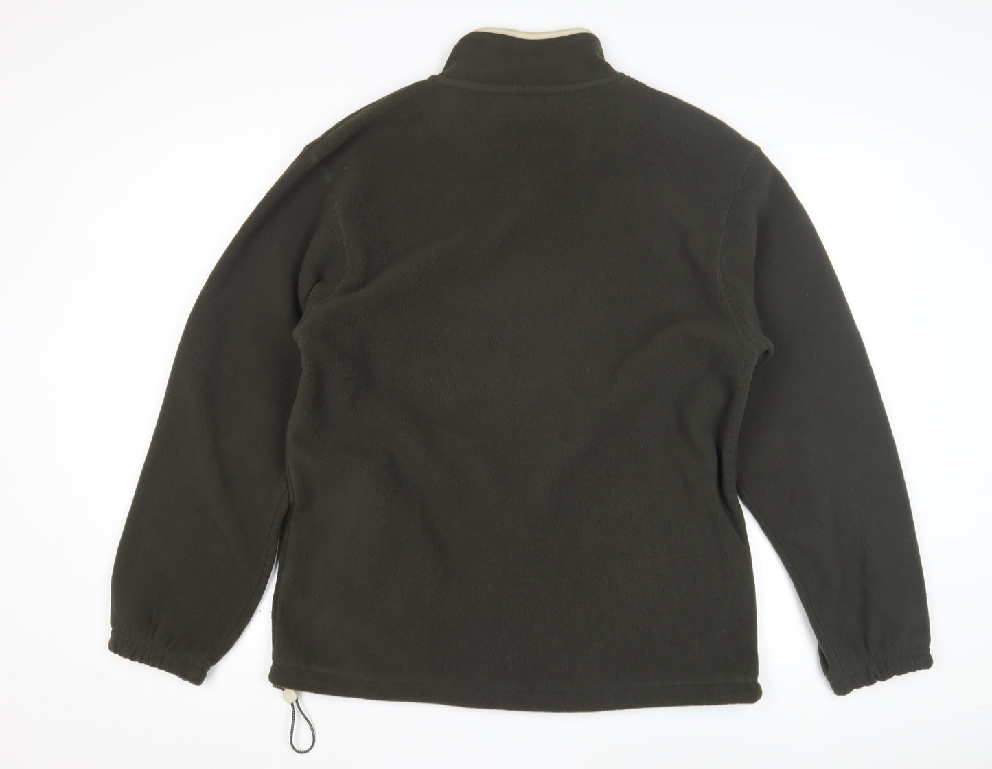 Zantos Men's Black Fleece Jacket, Medium, Casual Wear