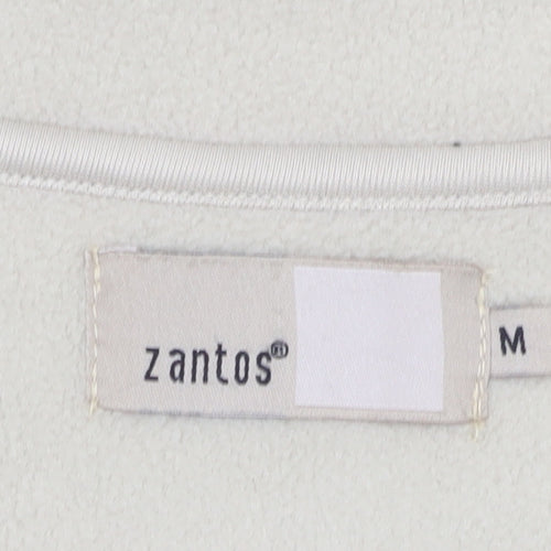 Zantos Men's Black Fleece Jacket, Medium, Casual Wear