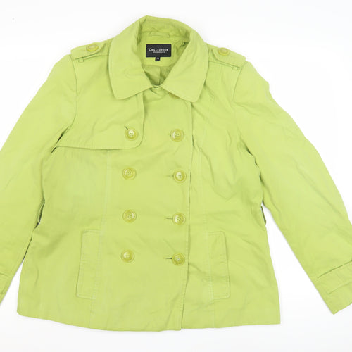 Debenhams Women's Size 16 Green Coat
