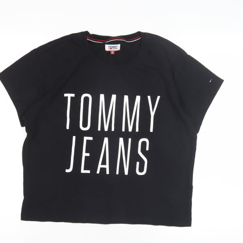 Tommy Jeans Women's Black Basic T-Shirt S