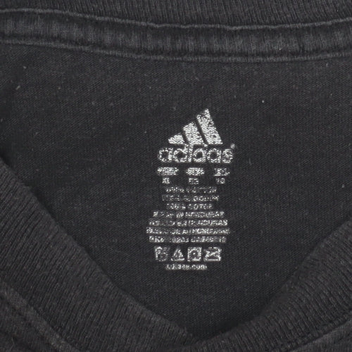 Adidas Men's Black XL Superman Graphic T-Shirt