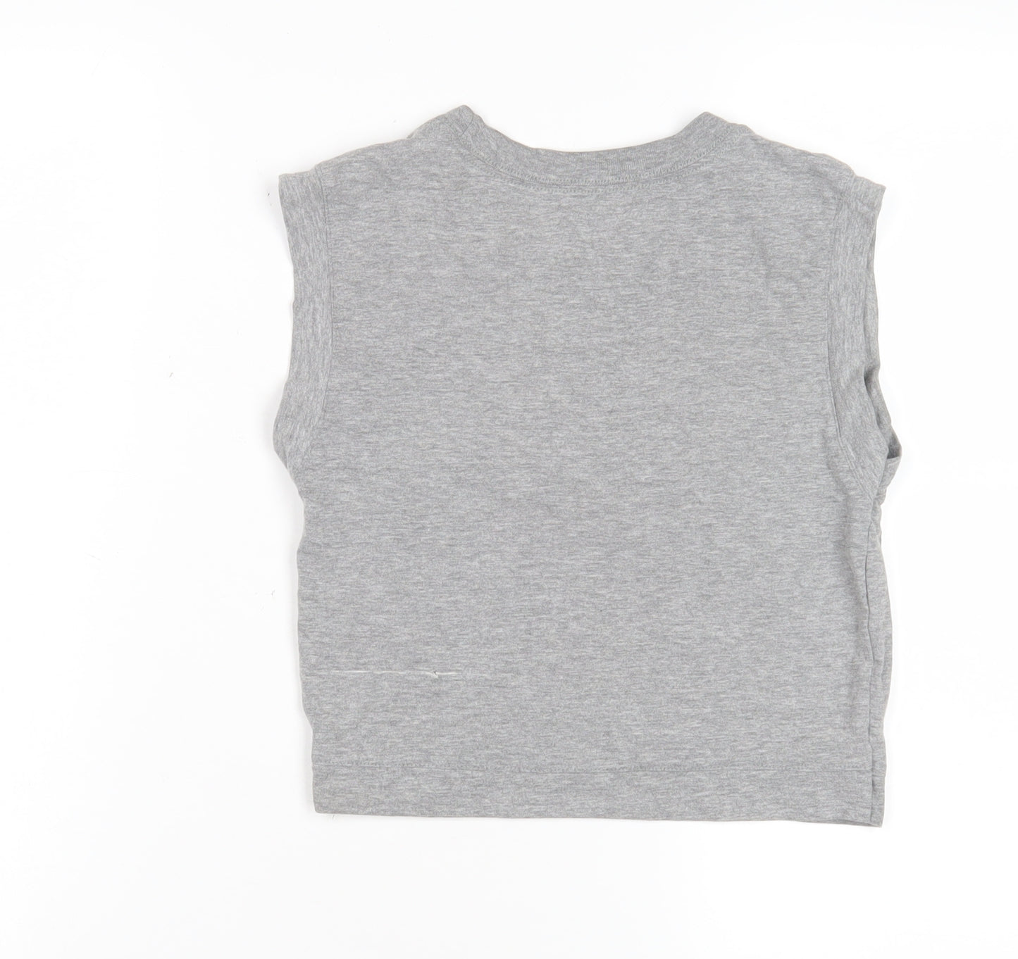 Nike Unisex Grey Sports T-Shirt, S, Crew Neck, Casual