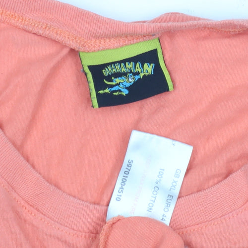 Bananaman Men's Orange XXL Comic T-Shirt