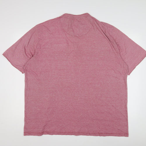 Black Label Men's Red 2XL Henley T-Shirt