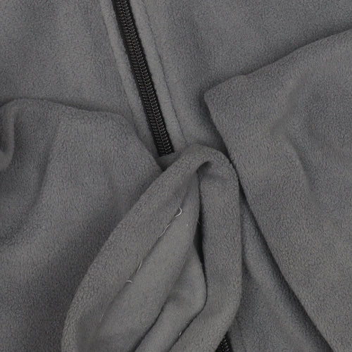 Atlas For Men Grey Fleece Jacket - L, Winter Casual