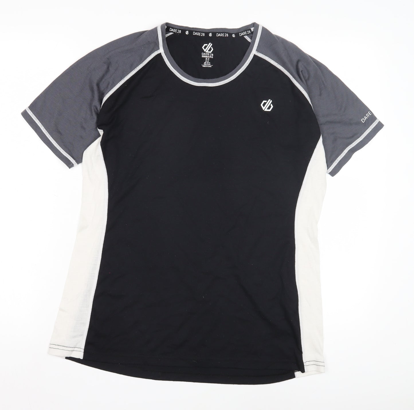 Dare 2B Women's Black Gym T-Shirt, Size M