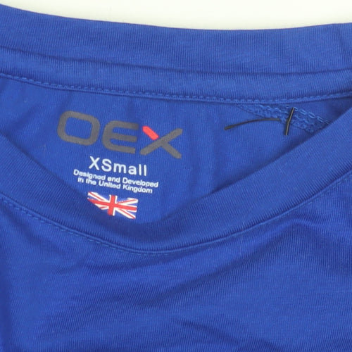 OEX Men's Blue XS Short Sleeve T-Shirt