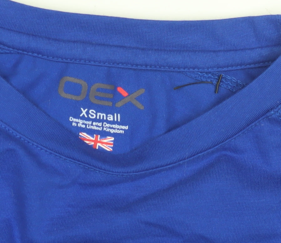 OEX Men's Blue XS Short Sleeve T-Shirt