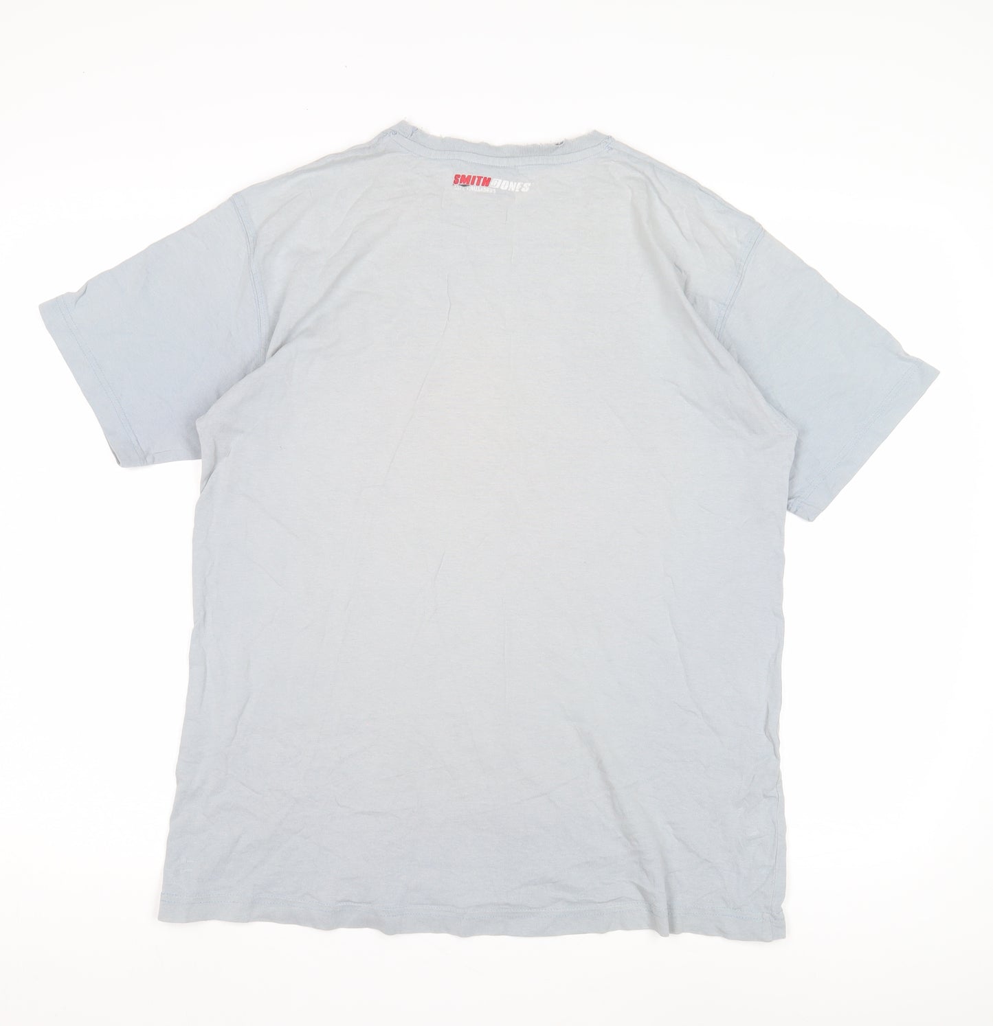 Smith & Jones Men's Blue T-Shirt Large Short Sleeve