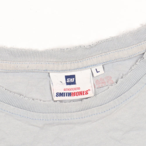 Smith & Jones Men's Blue T-Shirt Large Short Sleeve