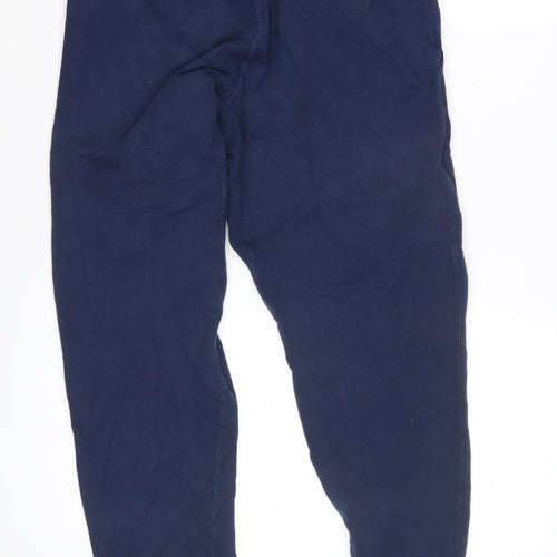 Adidas Men's Blue Jogger Trousers - Size S