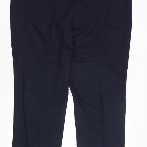 Marks and Spencer Men's Blue Dress Pants, Size 42