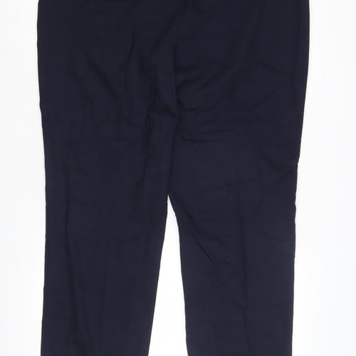 Marks and Spencer Men's Blue Dress Pants, Size 42