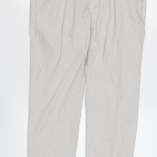 Marks and Spencer Men's Beige Chino Trousers Size 30