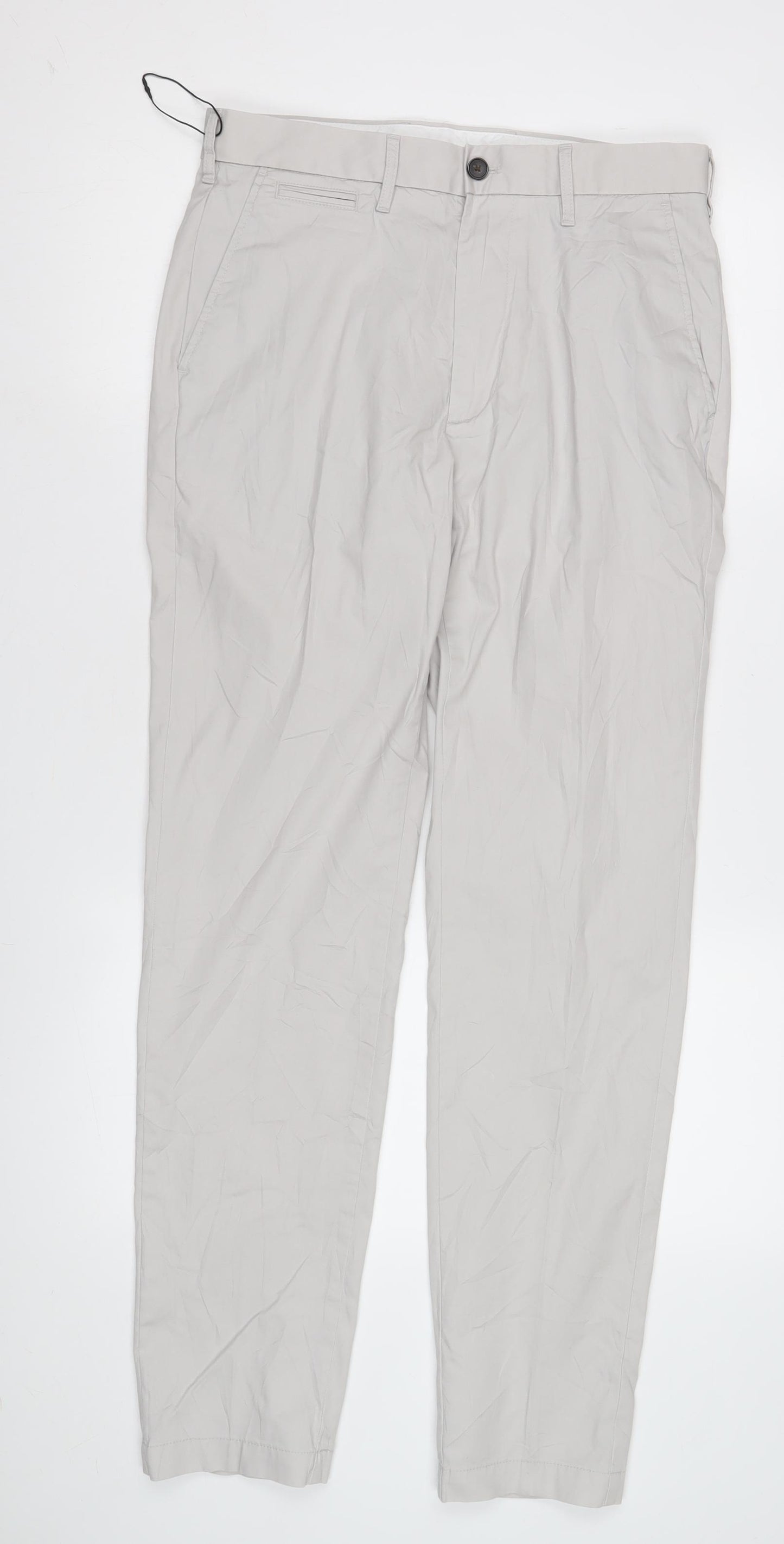 Marks and Spencer Men's Beige Chino Trousers Size 30