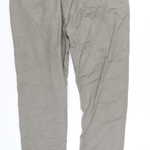 Marks and Spencer Men's Beige Tapered Trousers 42" Long