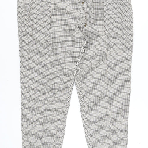 Marks and Spencer Women's Check Trousers Size 20