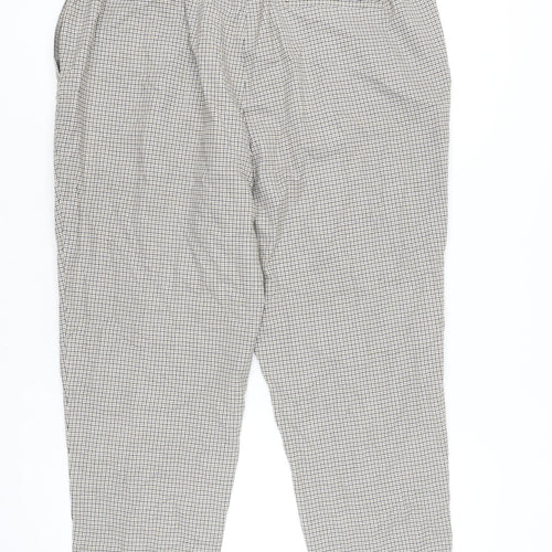 Marks and Spencer Women's Check Trousers Size 20