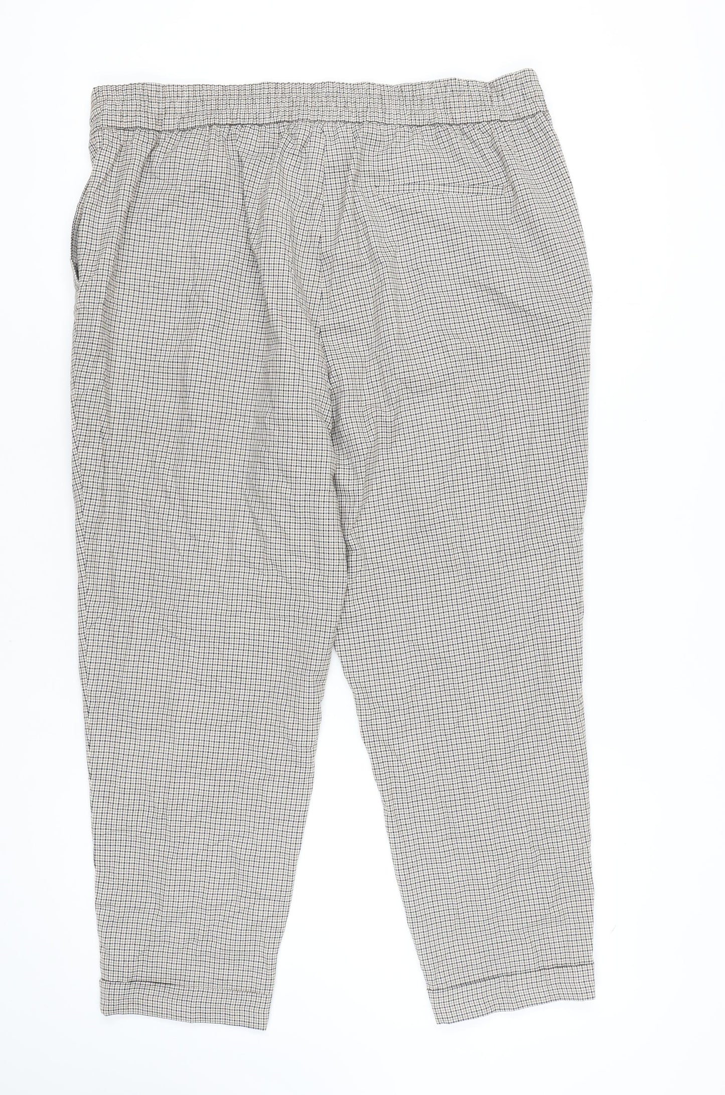 Marks and Spencer Women's Check Trousers Size 20