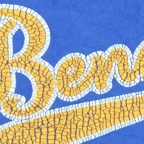 Bench Blue Unisex T-Shirt - XL, Casual Cotton Crew