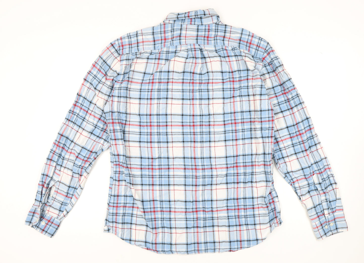 Gap Men's Multicoloured XL Slim Fit Plaid Shirt