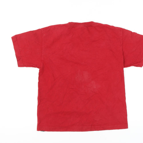 Vans Red Unisex T-Shirt L - Classic Crew Neck