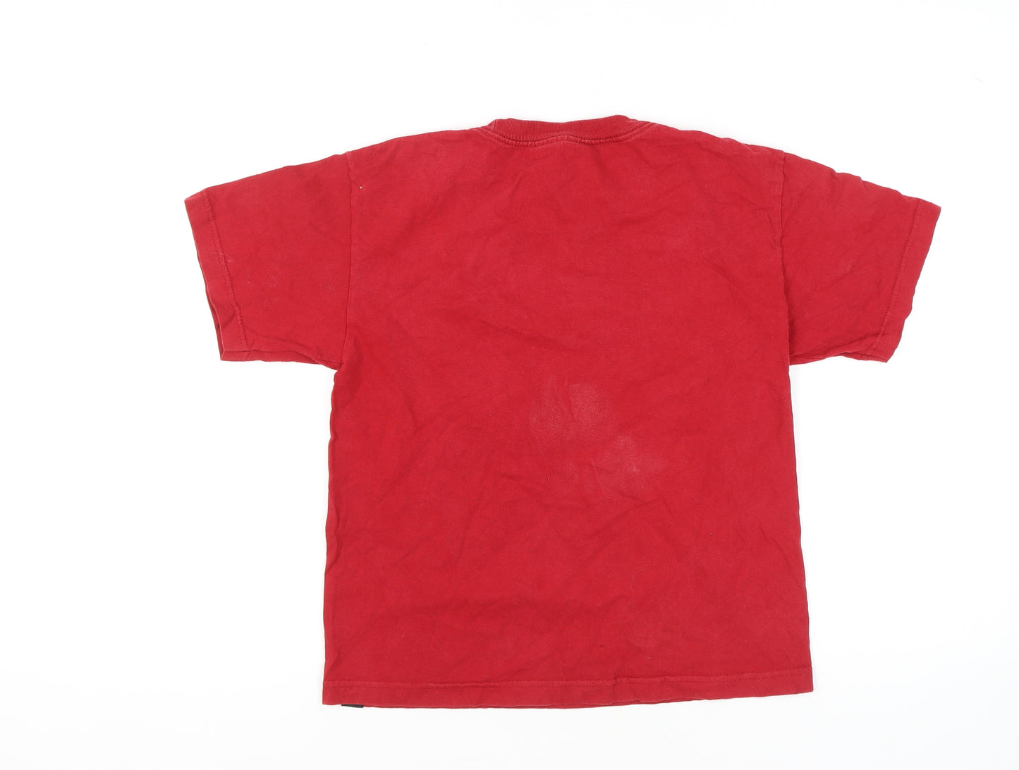 Vans Red Unisex T-Shirt L - Classic Crew Neck