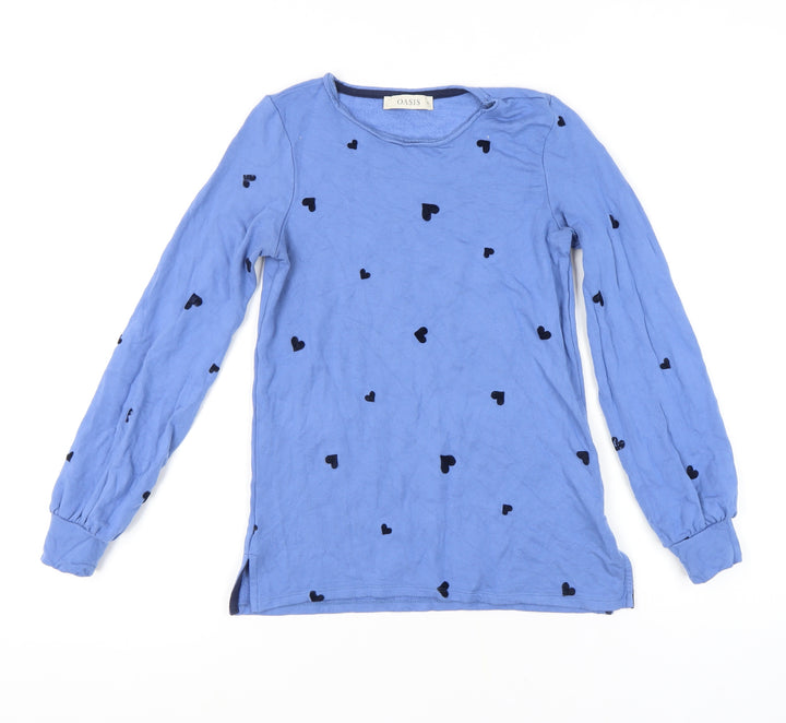 Oasis Women's Blue XS Long Sleeve Top