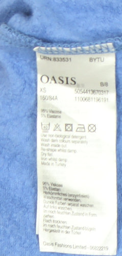 Oasis Women's Blue XS Long Sleeve Top
