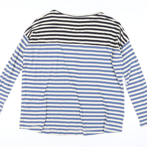 Next Womens Multicoloured Striped T-Shirt Size 16