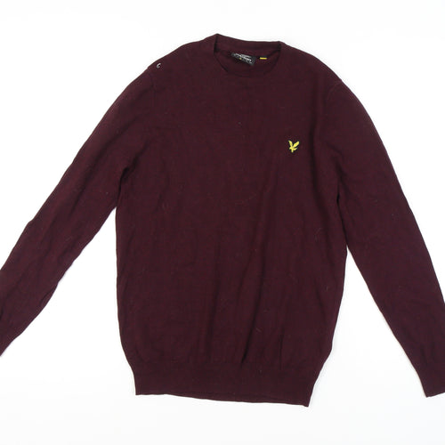 Lyle & Scott Men's Red Pullover Jumper M