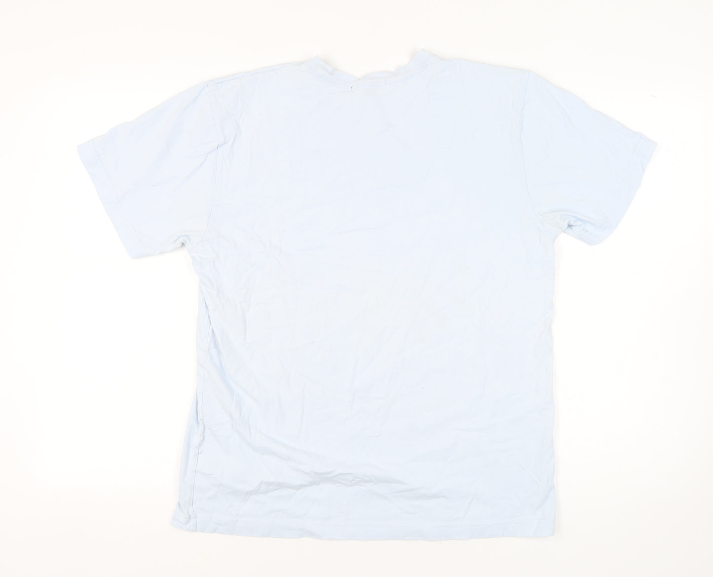 Banana Republic Men's White L Cotton Crew Neck T-Shirt