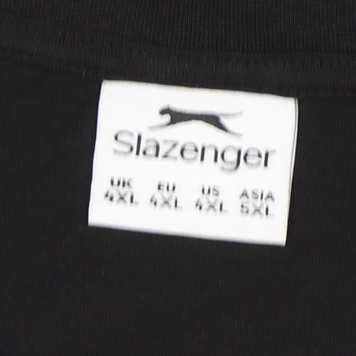 Slazenger Men's Black Tank Top 4XL Sleeveless Cotton