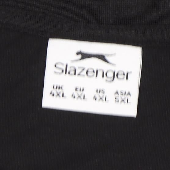 Slazenger Men's Black Tank Top 4XL Sleeveless Cotton