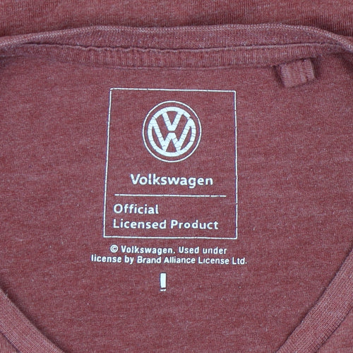 Volkswagen Men's Red Graphic T-Shirt Size L