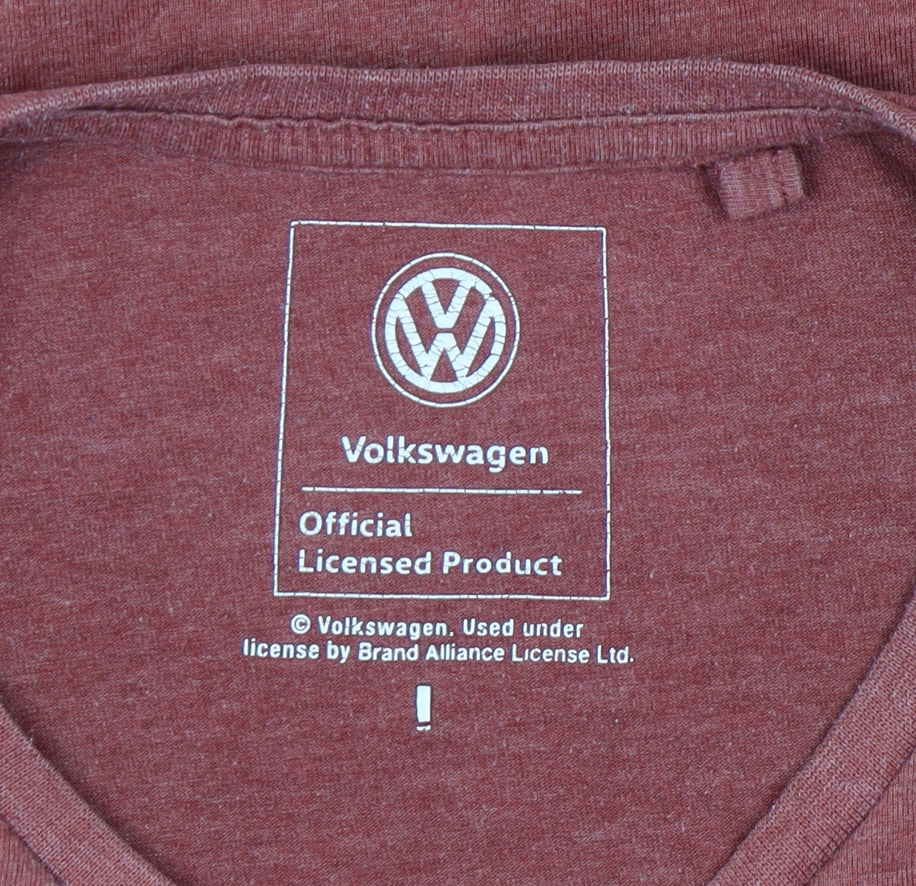 Volkswagen Men's Red Graphic T-Shirt Size L