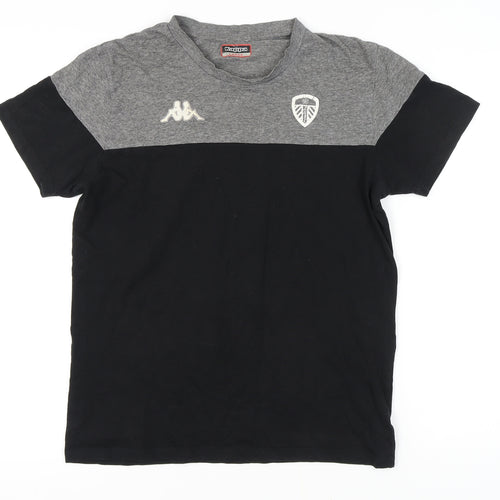 Kappa Men's Black Grey Large Sports T-Shirt