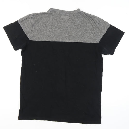 Kappa Men's Black Grey Large Sports T-Shirt
