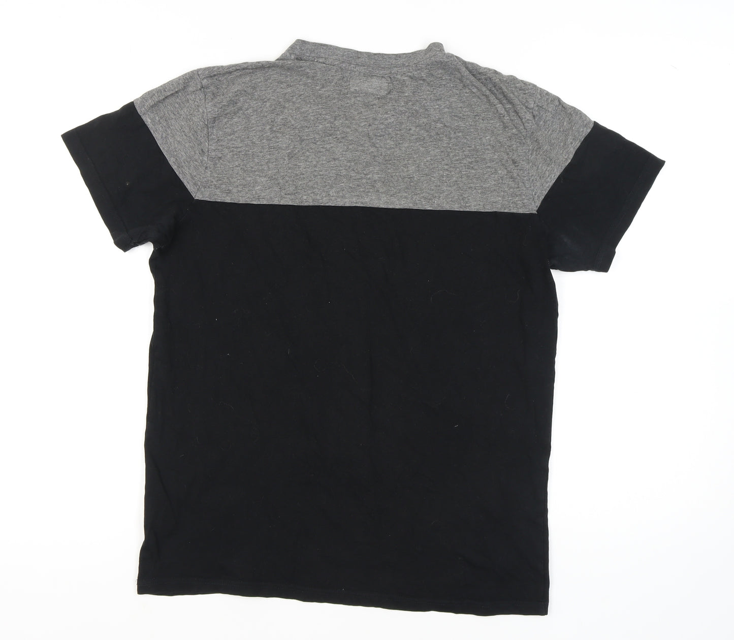 Kappa Men's Black Grey Large Sports T-Shirt