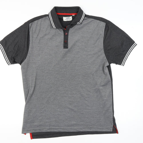 Kangaroo Poo Men's Grey Polo Shirt L