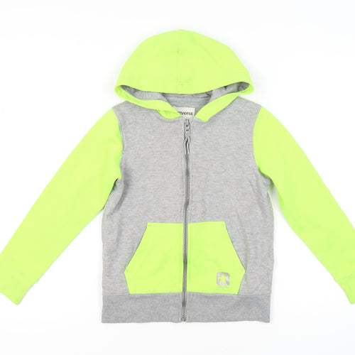 Converse Unisex Kids Grey Full Zip Hoodie - 10-12 Years
