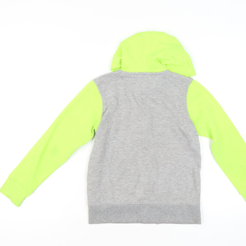 Converse Unisex Kids Grey Full Zip Hoodie - 10-12 Years