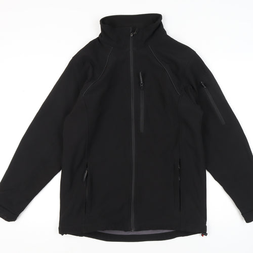 Blackrock Men's Black Softshell Jacket Size M