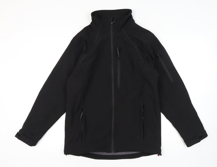 Blackrock Men's Black Softshell Jacket Size M