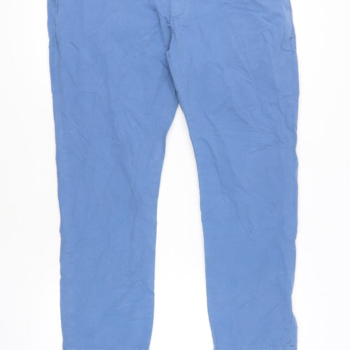 Marks and Spencer Women's Blue Casual Trousers Size 40