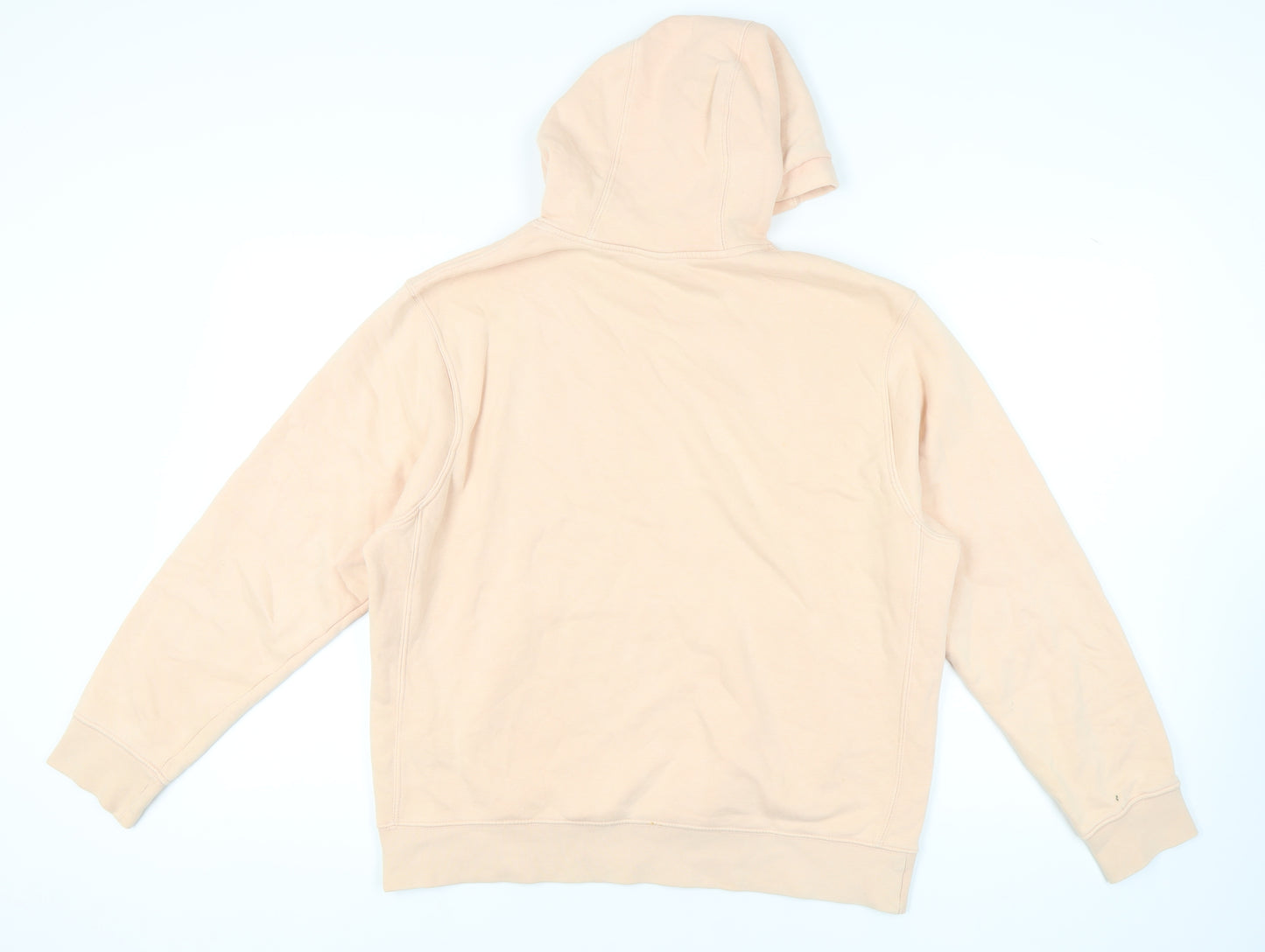 Nike Women's Beige Pullover Hoodie M, Casual Sports Style