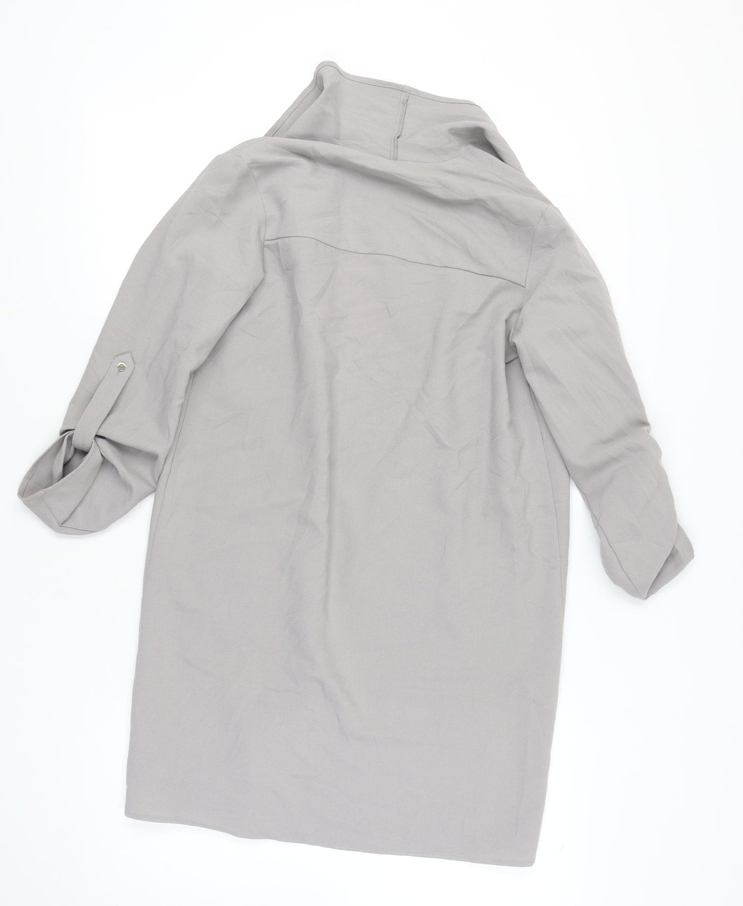 Dorothy Perkins Women's Grey Mid-Length Coat UK 8