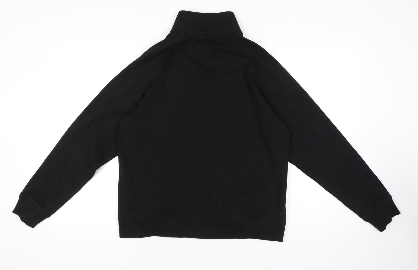 Verver Made Men's Black Full Zip Sweatshirt, Size M