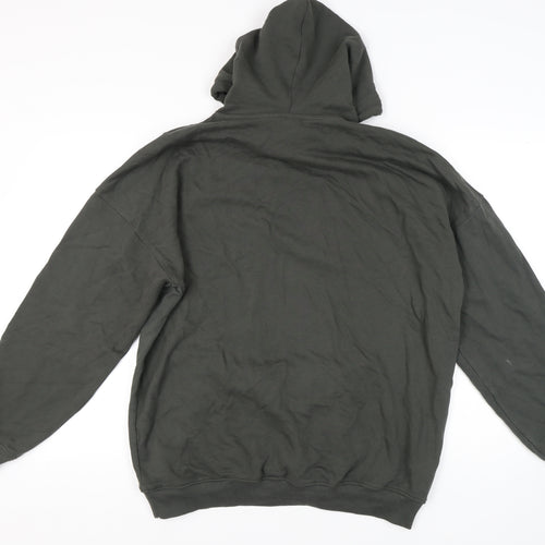 MP Men's Green Hoodie M with Logo and Pockets