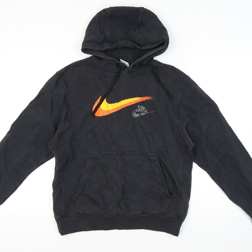 Nike Men's Black Pullover Hoodie, Size S